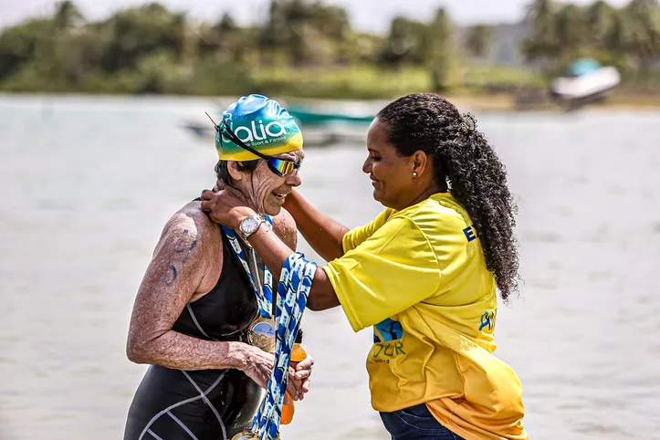 Desirée Dalia, a atleta mais experiente da prova