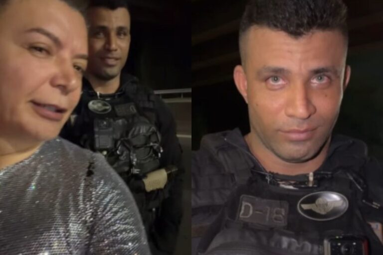 David Brazil é parado em blitz e apela para policial: “Solteiro?”