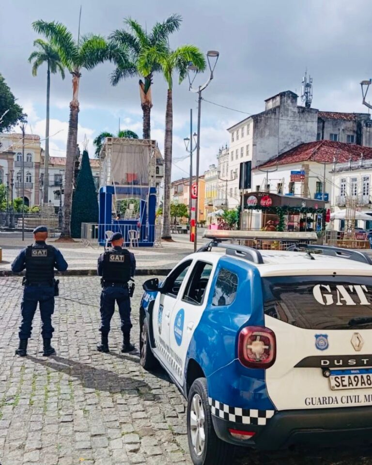 Centro Histórico tem esquema de segurança reforçado durante o Natal