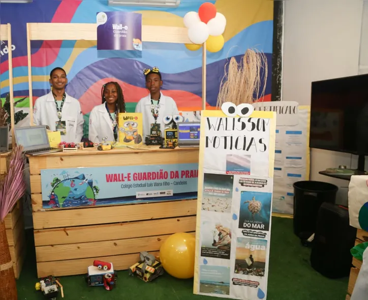 Equipe 'Wall-e guardião da praia'