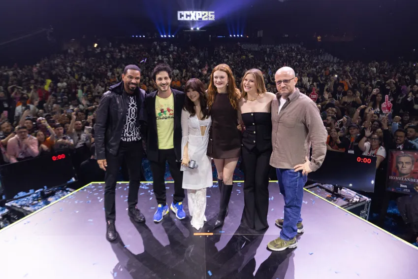 Elenco de "The Boys" na CCXP25 • Divulgação/Prime Video
