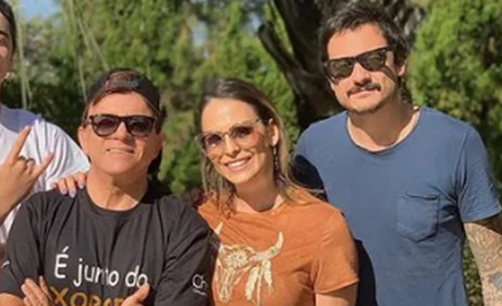 Aline e Alisson Lima são os filhos mais velhos de Chitãozinho • Instagram/Aline Lima