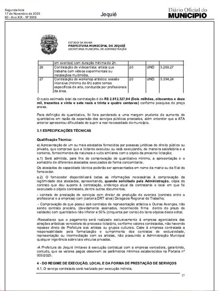 Imagem ilustrativa da imagem Aumento de 525% em tributo gera revolta em Jequié