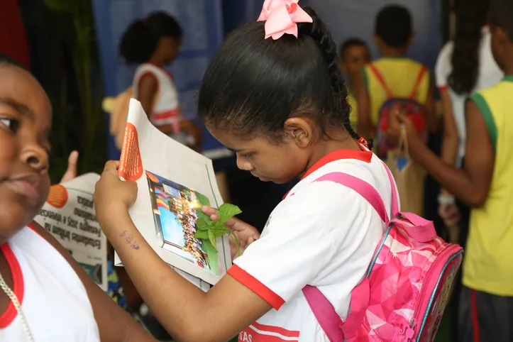 Estudantes em ações do A TARDE Educação