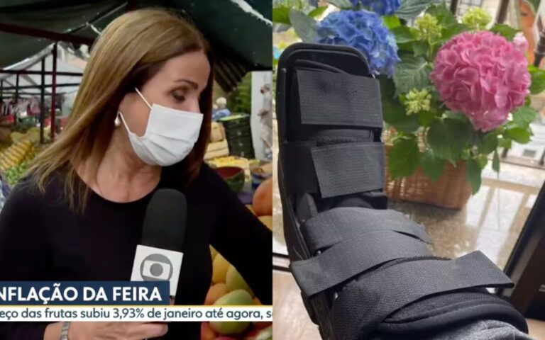 Apresentadora da Globo sofre acidente e é afastada da emissora