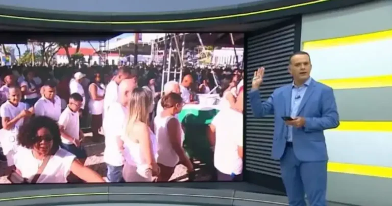 Apresentador da TV Bahia rebate fala de turista ao vivo: “Perdeu a chance de ficar calado”