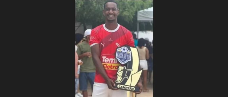 Jogador de futebol morre após colidir motocicleta em Valente