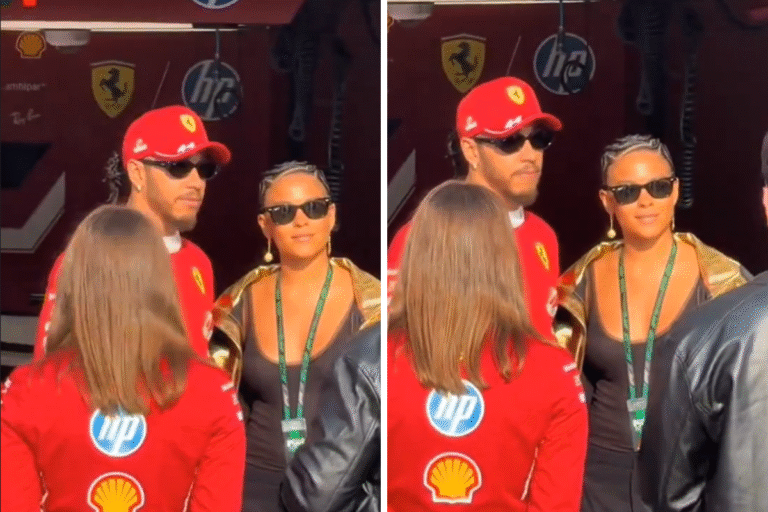 Lewis Hamilton aparece ao lado de Bella Campos no Catar; veja vídeo