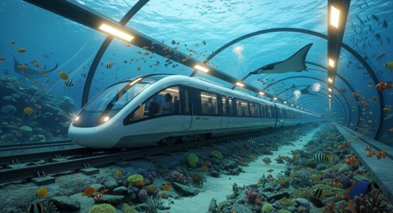 Trem submarino promete atravessar o oceano em 40 minutos e ligar dois continentes