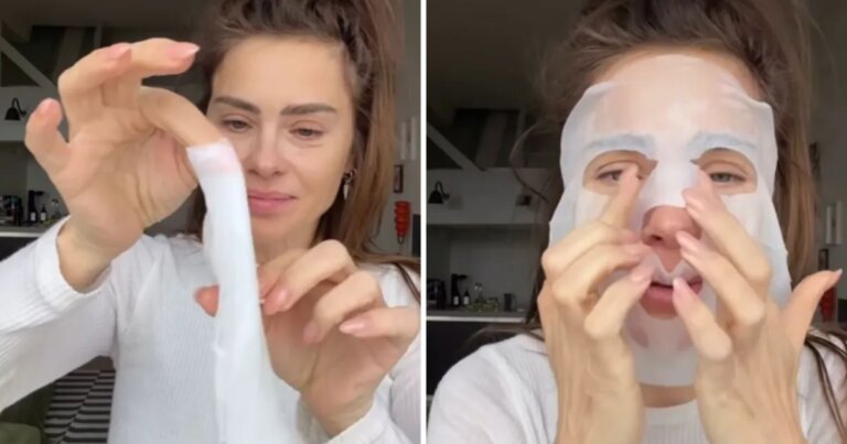 Carolina Dieckmmann testa máscara facial de lesma e reage: “Que nojo”