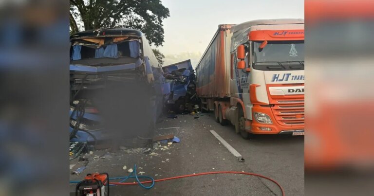 SP: Acidente na Dutra envolvendo seis veículos deixa 37 feridos e um morto