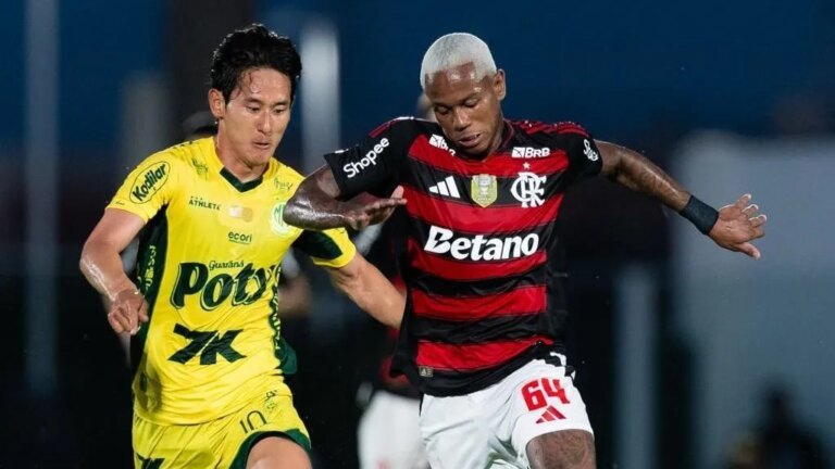 Em jogo entre campeão e surpresa, Mirassol e Flamengo empatam no Brasileiro