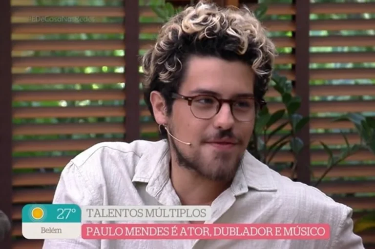 Apresentadora comete gafe com ator de Três Graças: “Não sou eu”