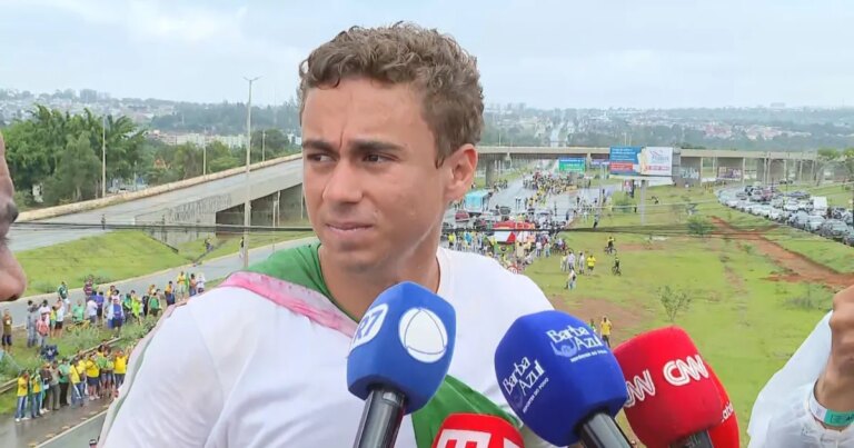 No DF, Nikolas inicia última fase de caminhada: “Objetivo alcançado”