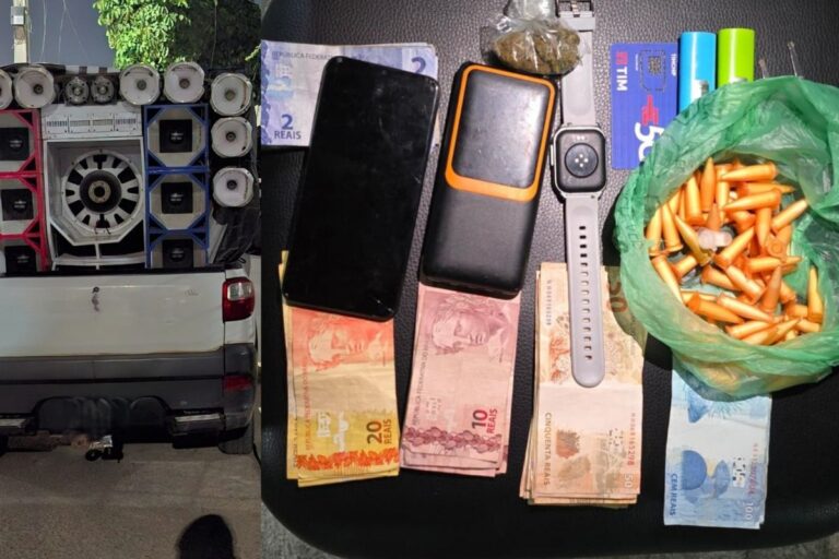 Drogas e veículos são apreendidos durante a ação contra festas ilegais na Bahia