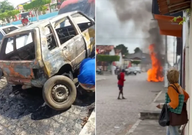 Incêndio destrói automóvel no Centro de Itiruçu; ninguém fica ferido – Acorda Cidade