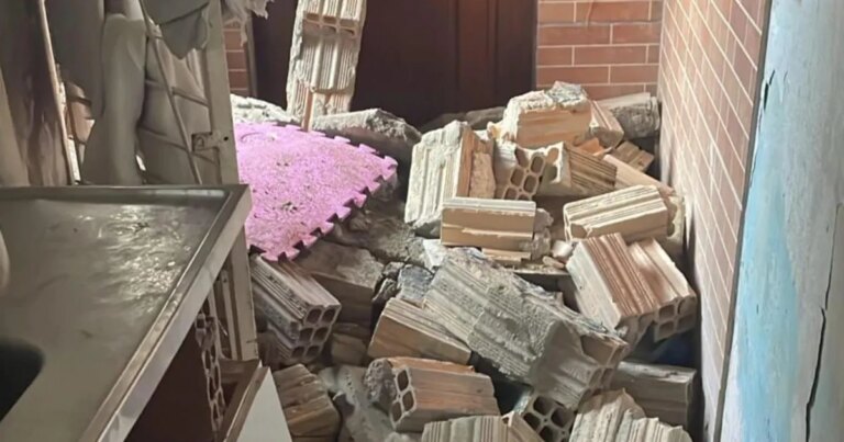 Menina de 7 anos morre após laje desabar em Porto Alegre