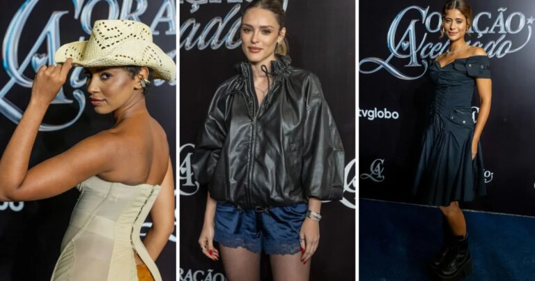 “Coração Acelerado”: veja looks do elenco na festa de estreia da novela