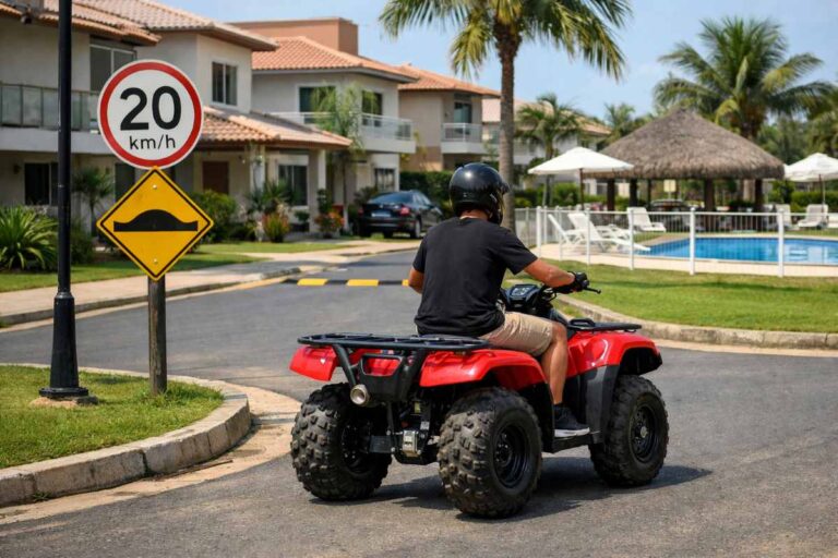 MP-BA alerta para punições por uso irregular de quadriciclos em condomínios de Camaçari