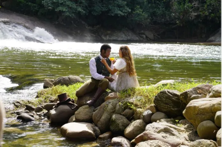 A novela possui toda uma estética de época