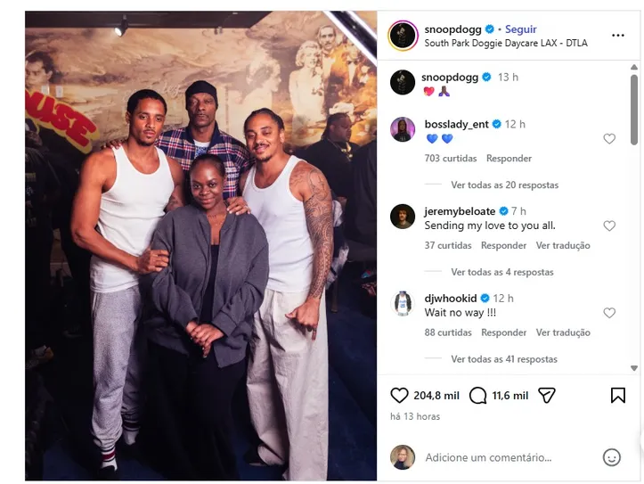 Snoop Dog e os filhos