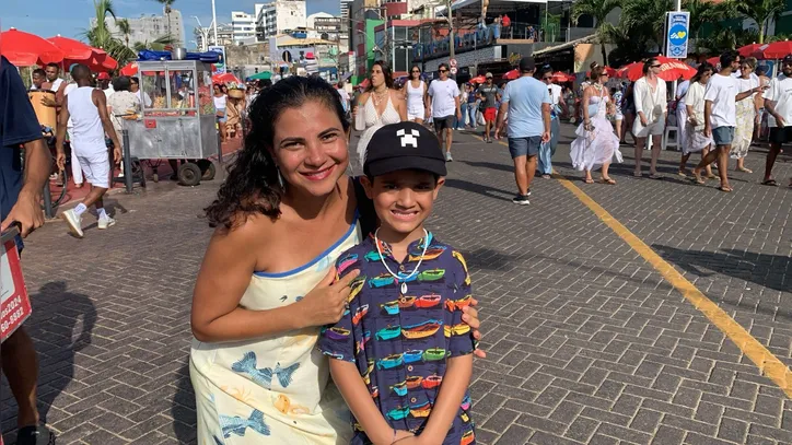 Geysa e o pequeno Heitor