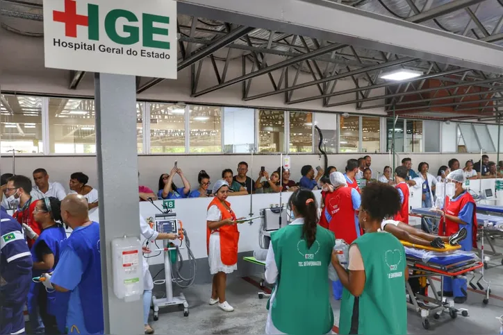 HGE será usado para o acolhimento dos feridos.