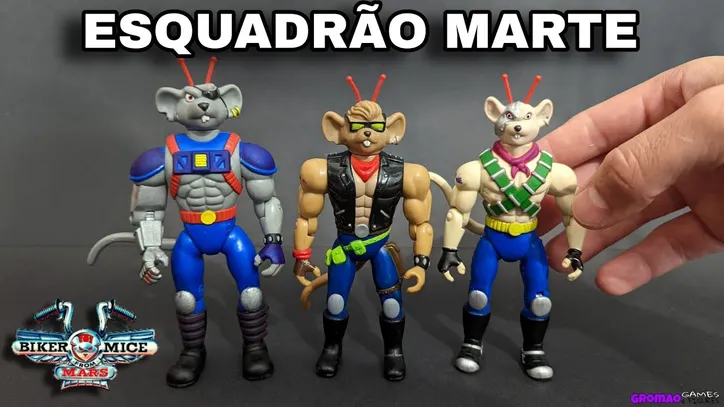 Bonecos do Esquadrão Marte