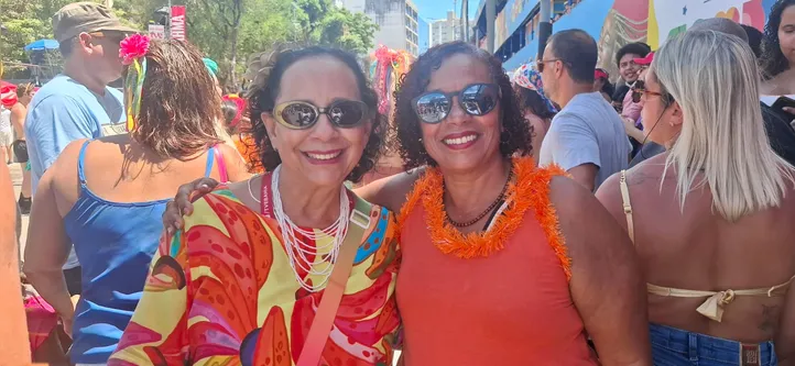 Foliãs no Carnaval