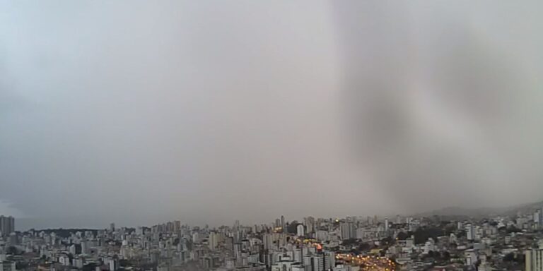 Minas Gerais tem alerta de perigo para tempestades e rajadas de vento