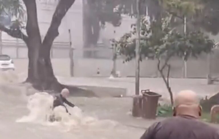 idoso é arrastado por enxurrada durante temporal na Bahia