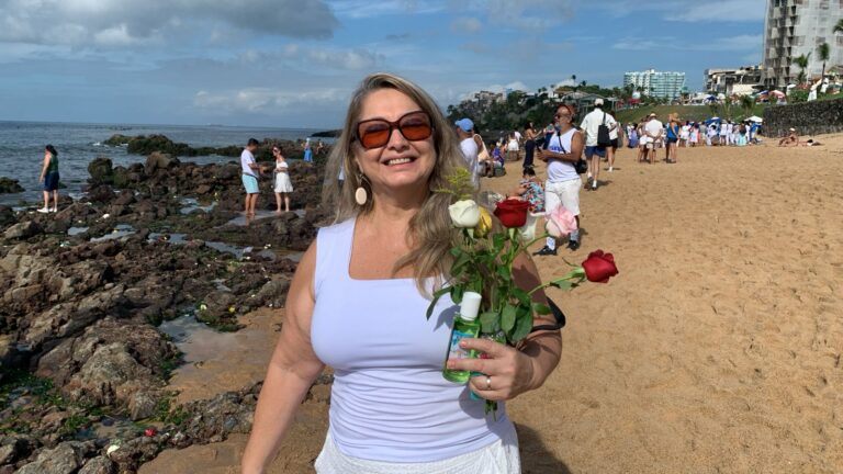 presentes sustentáveis marcam o 2 de fevereiro no Rio Vermelho