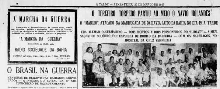 Notícias sobre a guerra em A TARDE