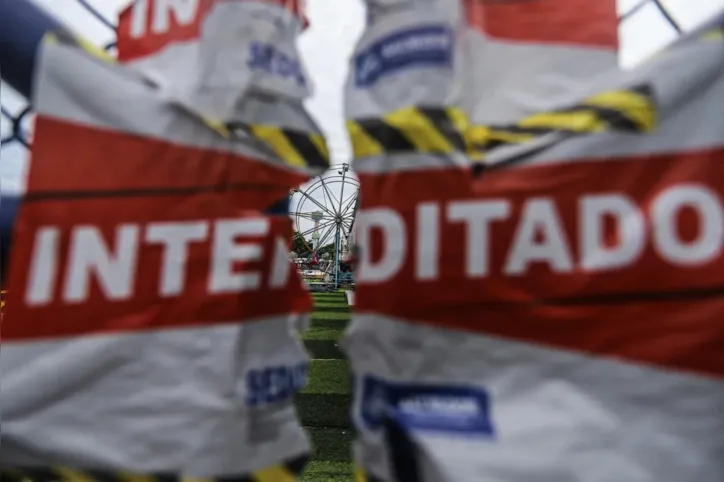 Secretaria Municipal de Desenvolvimento e Urbanismo (Sedur) interditou o parque