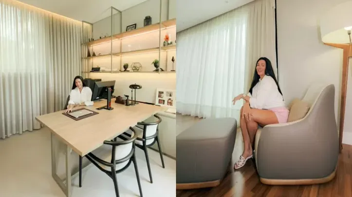 Imagem ilustrativa da imagem Ex-panicat revela mansão milionária com elevador e salão de beleza