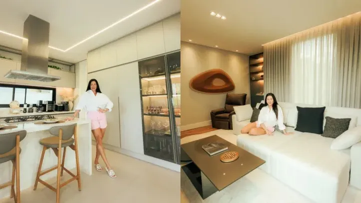 Imagem ilustrativa da imagem Ex-panicat revela mansão milionária com elevador e salão de beleza