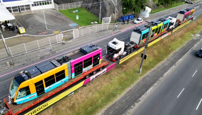 primeiro trem poderá levar até 400 passageiros