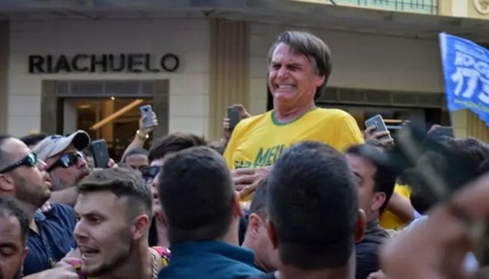 veja gravação da cena da facada