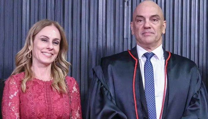Mulher de Alexandre de Moraes recebia fortuna de banco investigado