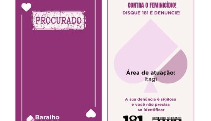 Bahia terá Baralho do Crime Lilás em combate à violência