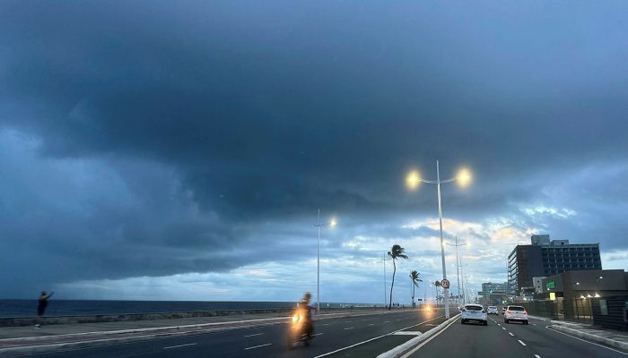 frente fria pós-ciclone avança e coloca Brasil em alerta