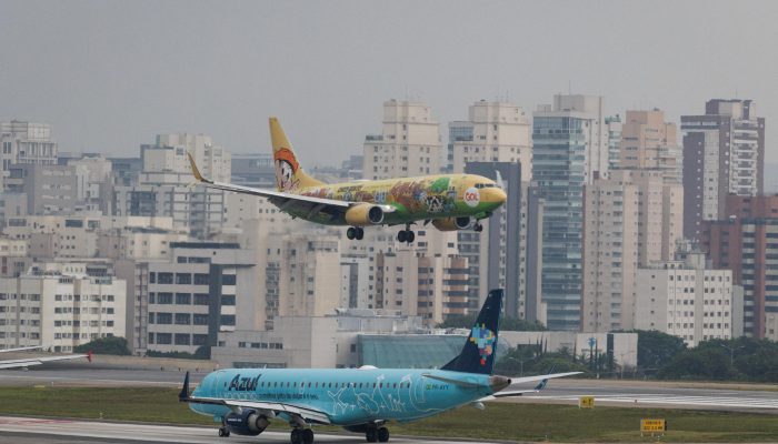 Congonhas tem 160 voos cancelados em dia de vento forte