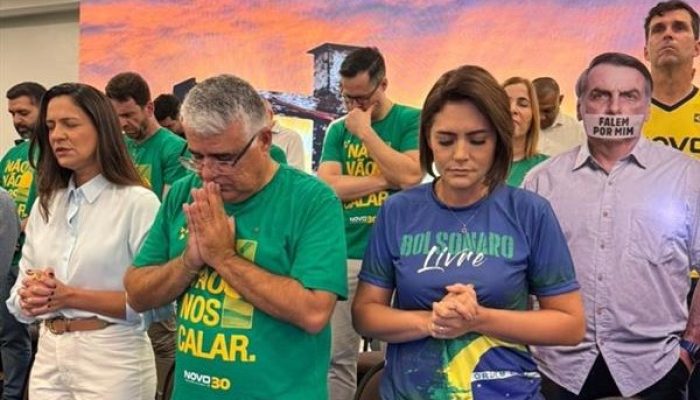 Michelle Bolsonaro lança Girão pré-candidato ao governo no Ceará