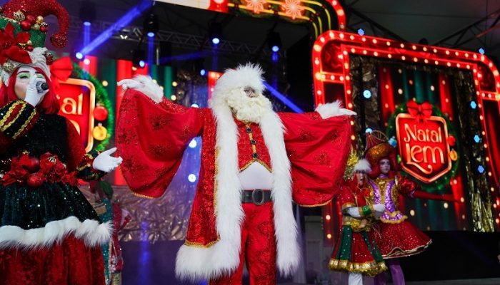 Natal 2025 começa com luzes, fé e união em Luís