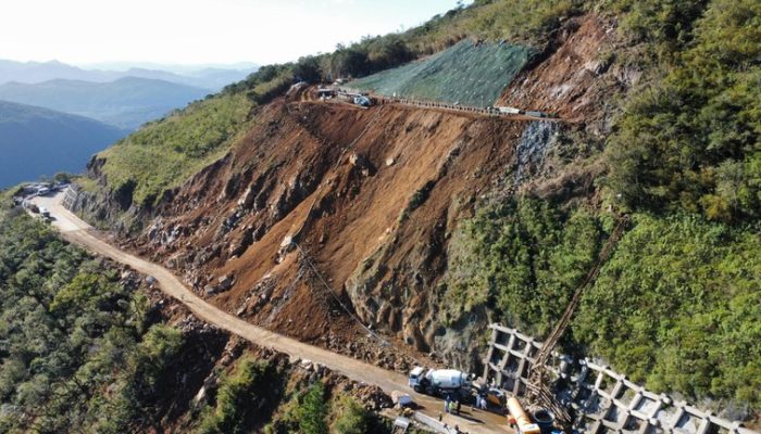 Obra na Serra da Rocinha mudará ligação logística entre SC