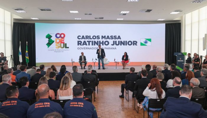 Ratinho Junior propõe que Itaipu aporte recursos no Fundo Sul