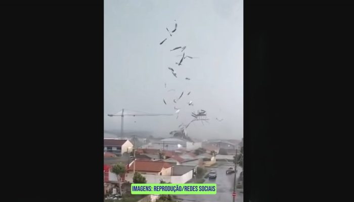 Tornado atinge São José dos Pinhais (PR)